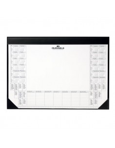 Sottomano con blocco appunti Durable - nero - 59x42 cm - 7291-01