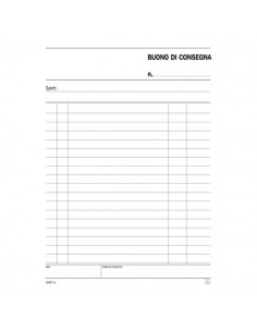 Blocco buoni di consegna Semper Multiservice - carta chimica 2 parti - 50x2 - 148x215 mm -SE164570000 Semper Multiservice - 1