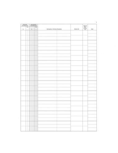 Registro protocollo esportatori Semper Multiservice - 46 - 31x24,5 cm - SEO000100