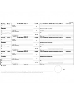 Registro carico-scarico rifiuti Semper Multiservice - 297x215 mm - 100 fogli - SE165820000 Semper Multiservice - 1