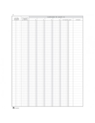 Registro mancato funzionamento registratore di cassa Semper Multiservice - 245x310 mm - SEF000700