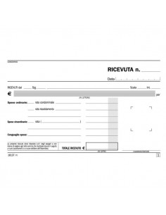 Blocco ricevute di condominio Semper Multiservice - 100x168 mm - 33x3 - SE161370000 Semper Multiservice - 1