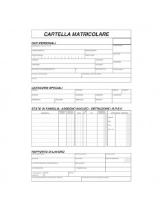 Cartella matricolare Semper Multiservice - 170x240 mm - 1755M0000 (conf.100) Semper Multiservice - 1