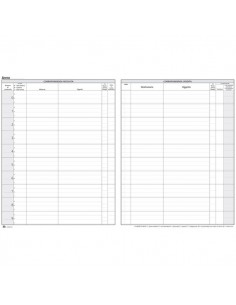 Registro corrispondenza arrivata/partita Semper Multiservice - 100 - 31x24,5 cm - SEB000200 Semper Multiservice - 1