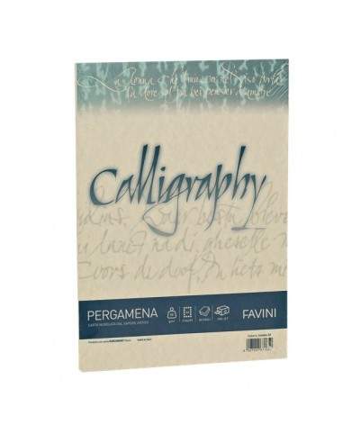 Calligraphy Pergamena Liscio Favini - crema - fogli - A4 - 90 g - A692204 (conf.50)