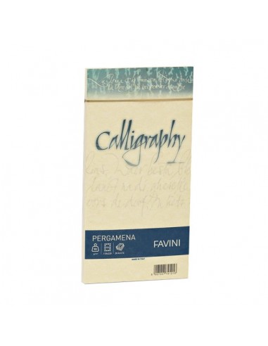 Calligraphy Pergamena Liscio Favini - crema - buste - 12x18 cm - 90 g - A572207 (conf.25)