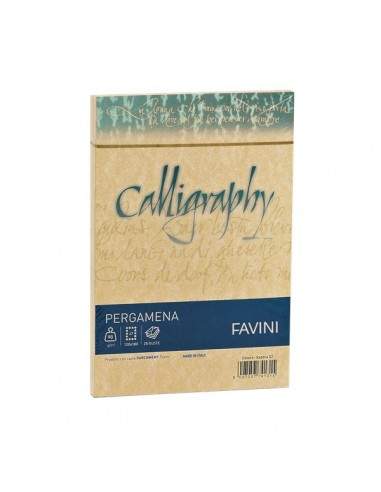 Buste Calligraphy Pergamena Favini - buste - 90 g/m2 - cm. 12x18 - oro - A57W207 (conf.25)