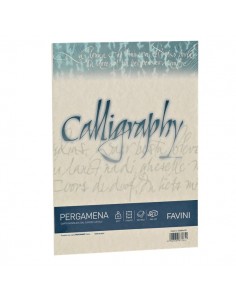 Calligraphy Pergamena Liscio Favini - sabbia - fogli - A4 - 90 g - A69U204 (conf.50)