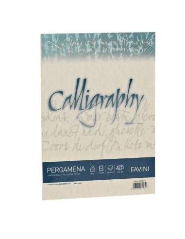 Calligraphy Pergamena Liscio Favini - sabbia - fogli - A4 - 90 g - A69U204 (conf.50)