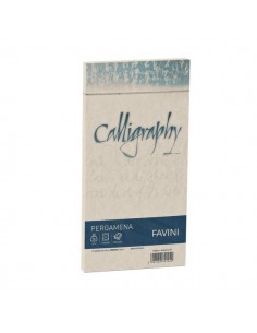 Calligraphy Pergamena Liscio Favini - sabbia - buste - 11x22 cm - 90 g - A57U203 (conf.25)