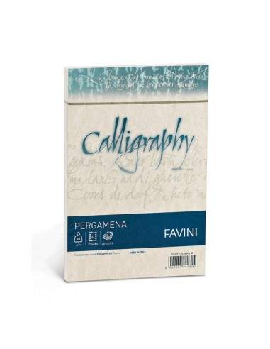 Calligraphy Pergamena Liscio Favini - sabbia - buste - 12x18 cm - 90 g - A57U207 (conf.25)