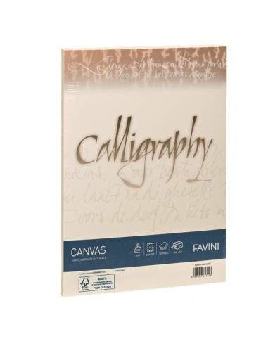 Calligraphy Canvas Ruvido Favini - avorio - A4 - 100 g - A69Q214 (conf.50)