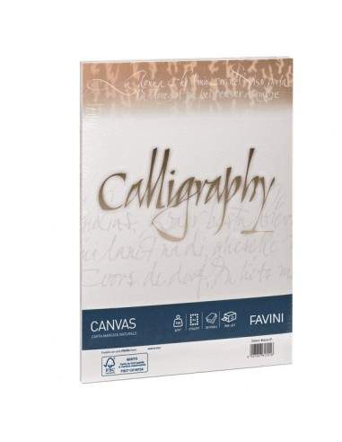 Calligraphy Canvas Ruvido Favini - avorio - A4 - 200 g - A69Q314 (conf.50)