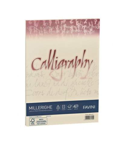 Calligraphy Millerighe Rigato Favini - avorio - fogli - A4 - 200 g - A69Q324 (conf.50)