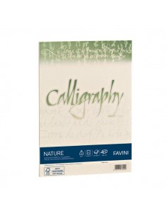 Calligraphy Nature Favini - Oliva - fogli - A4 - 250 g - A69N564 (conf.50)
