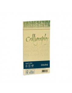 Calligraphy Nature Favini - Oliva - buste - 11X22 - 120 g - A57N104 (conf.25)