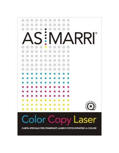 Carta fotografica lucida per stampanti laser AS Marri - 200 g/mq - 9064 (conf.250)