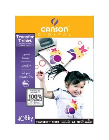 T-Shirt transfer Canson - A4 - 140 g/mq - C204567480 (conf.10)