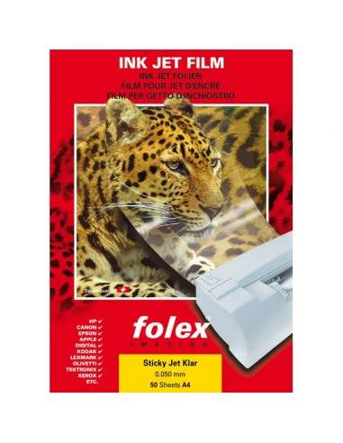 conf. 50 Film adesivo inkjet trasparen Folex 2939C.050.44100