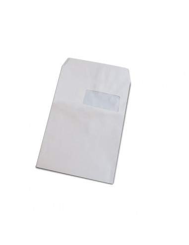 Buste a sacco con strip Pigna - con finestra 5,5x11,0 - 23x33 cm - 100 gr/mq. - 948/0054393 (conf.500) Pigna - 2