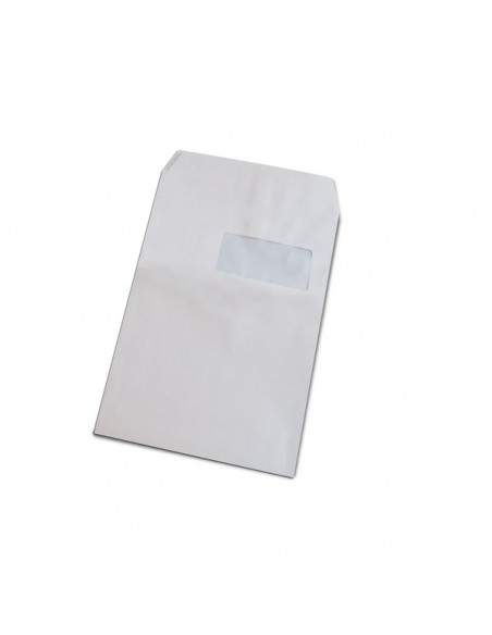 Buste a sacco con strip Pigna - con finestra 5,5x11,0 - 23x33 cm - 100 gr/mq. - 948/0054393 (conf.500) Pigna - 2