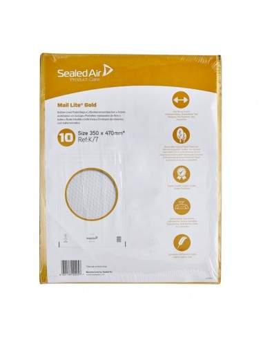 Buste imbottite a bolle d’aria Aircap Sealed Air - 15x21 cm - 17x27 cm - 103027476 (conf.10)