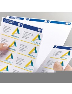 Etichette bianche per buste Ultragrip™ Avery - laser - 63,5x33,9 mm - et/ff 24 - L7159-15 (conf.15) 2