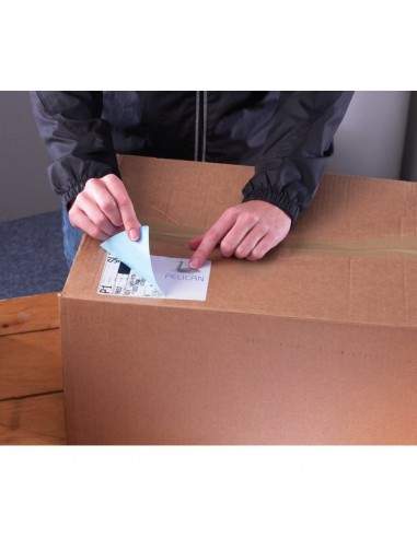 Etichette bianche ecologiche BlockOut™ x pacchi FSC Avery - 199,6x143,5 mm - L7168-100 (conf.100)