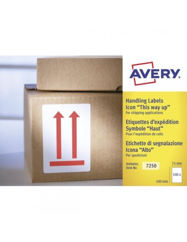Etichette in rotolo per spedizioni Avery - "Alto" - 74x100mm - 200 - 7250