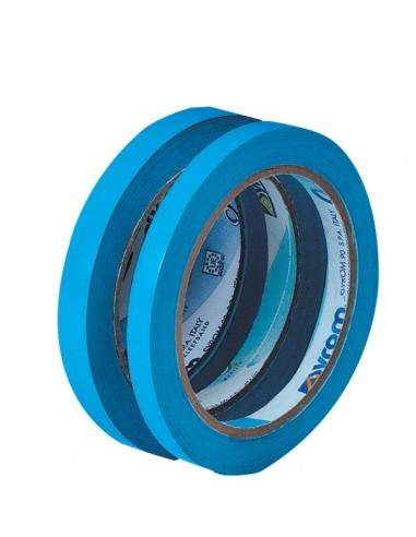 Nastro adesivo per chiusura sacchetti Syleco Syrom - 9 mm x 66 m - azzurro - 7227 (conf.16)