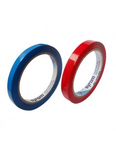 Nastro adesivo per chiusura sacchetti Syleco Syrom - 9 mm x 66 m - rosso - 3014 (conf.16) Syrom - 1