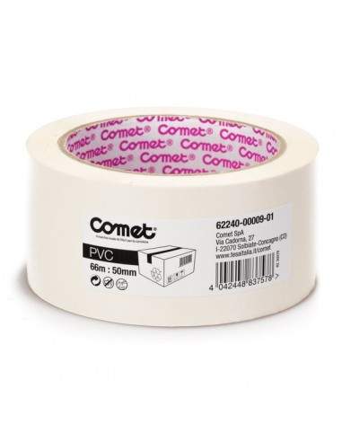 Nastro da imballo Comet 62240 Comet - 50 mm x 66 m - bianco - 62240-00009-01