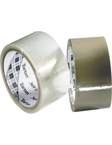 Nastri da imballo Scotch® - silenzioso - PPL - 50 mm x 66 m - trasparente - 50 my - 28460 (conf.6)