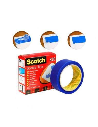 Nastro Scotch® Secure Tape - 35 mm x 33 m - blu - 820-49300