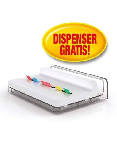 Dispenser Post-it® Index Slim Post-It - argento - index slim dispenser