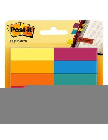 Segnapagina Post-It® Notes Markers In Carta  - 12,7x44,4 mm - Jaipur:  -  670-10-Eu (Conf.10)