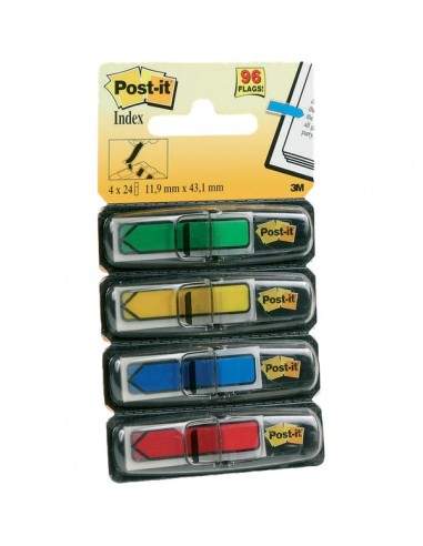 Post-it® Index Mini 684 - blu, giallo, rosso, verde - 684-ARR3 (conf.4)