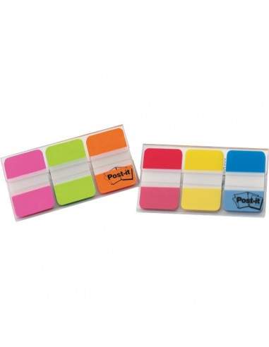 Post-it® Index Strong Medium 686 - blu, giallo, rosso - 686-RYB (conf.3)