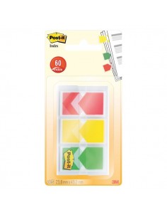 Segnapagina Post-it® Index Medium Freccia -rosso, giallo, verde - 682-ARR-RYG-EU (conf.3)