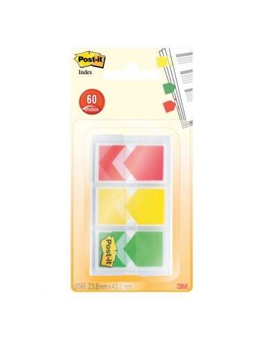 Segnapagina Post-it® Index Medium Freccia -rosso, giallo, verde - 682-ARR-RYG-EU (conf.3)