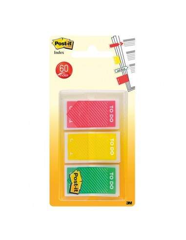 Segnapagina Post-it® Index Medium "To Do"  - rosso, giallo, verde - 682-TODO-EU (conf.3)