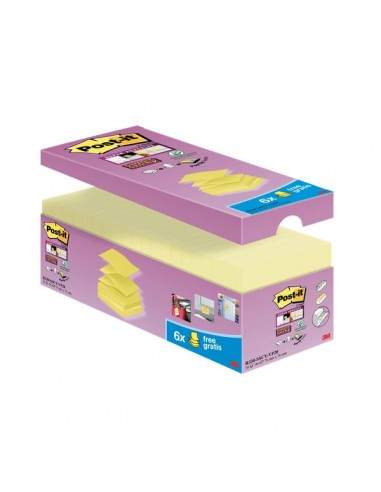 Foglietti Post-it® Super Sticky a "Z" Value Pack - 76x76 mm - giallo Canary™ - R330-SSCY-VP20 (conf.20)