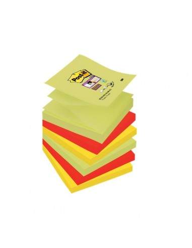 Ricariche Di Foglietti Post-It® Super Sticky Z-Notes Colorate  - 76x76 mm - R330-Ss-Mar-Eu (Conf.6)