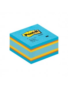 Post-it® Cubi colorati e Canary - Balance - 76x76 mm - arancio, blu, giallo - 2030-BA