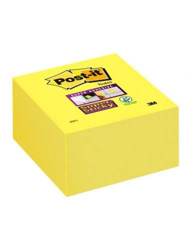 Post-it® Super Sticky Cubo - 76x76 mm - giallo oro - 2028-S