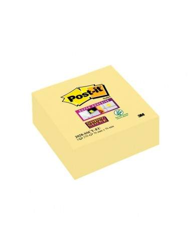 Foglietti Post-It® Super Sticky Giallo Canary™  - Cubo - 76x76 mm - Giallo Canary™ - 270 - 2028-Sscy-Eu