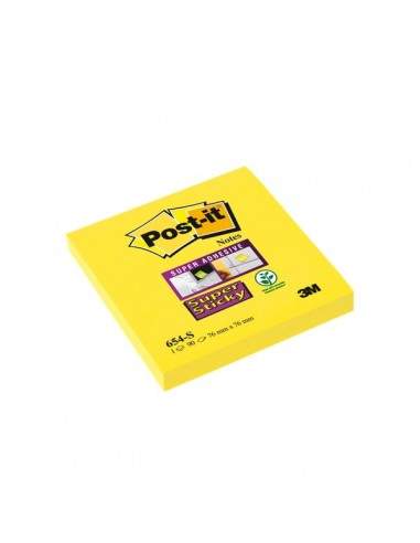 Post-it® Super Sticky - 76x76 mm - giallo oro - neutra - 90 - 654-S