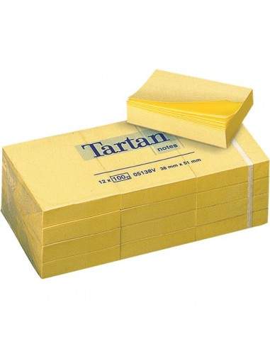 Blocchetti Tartan™ Note 3M - 38x51 mm - giallo light - 5138 (conf.12) 3M - 1