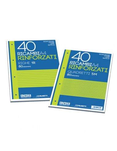 Ricambi rinforzati Blasetti - A4 - 5 mm - 2334 (conf.40)