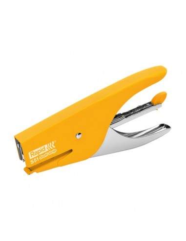 Cucitrice a pinza Supreme S51 Soft Grip Rapid - giallo - 10538743